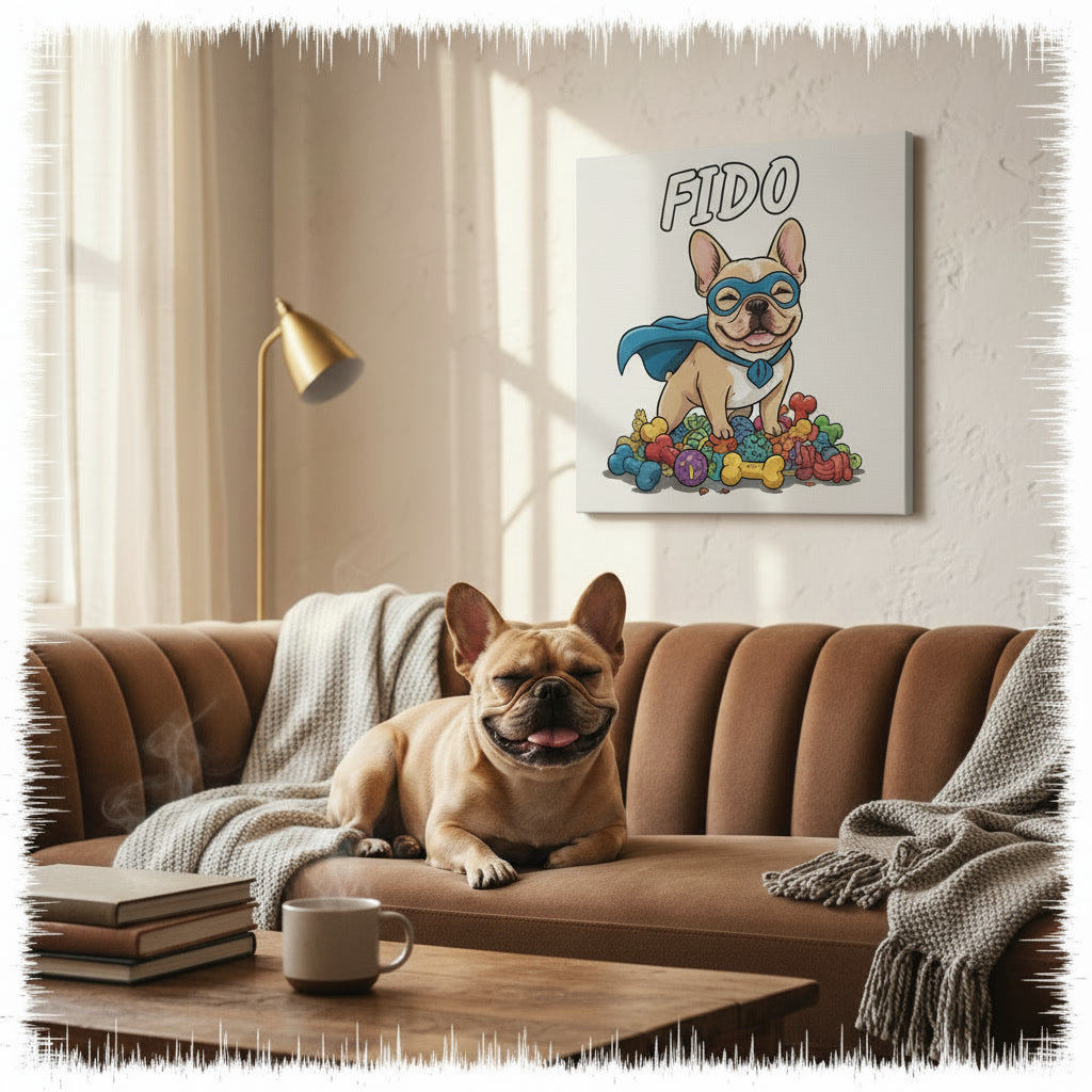 Custom Pet Portrait Canvas