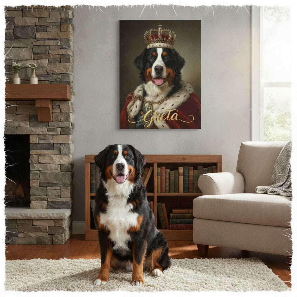Custom Pet Portrait Canvas